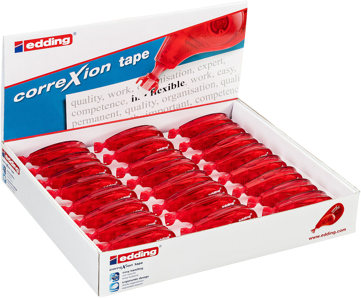 edding 7410 correXion correction tape display