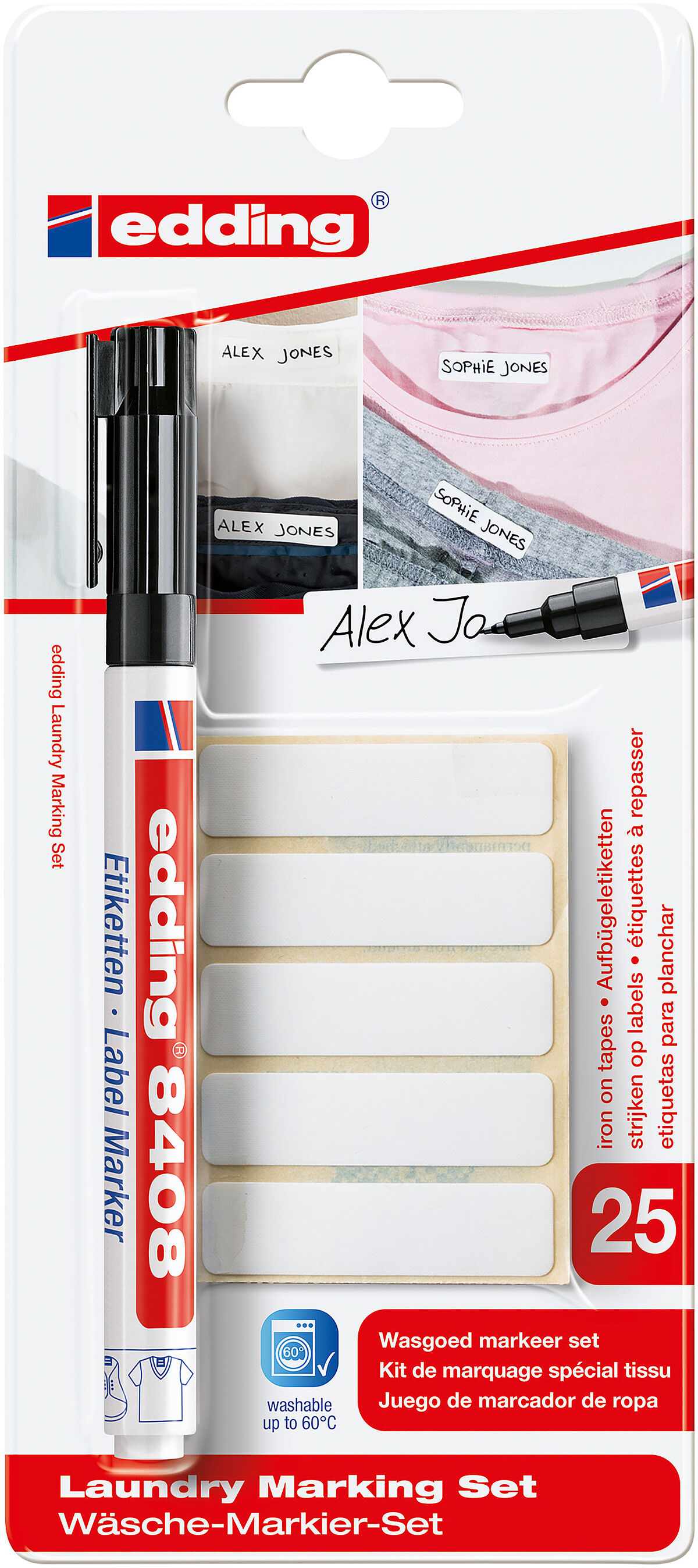 edding 8408 laundry marking set
