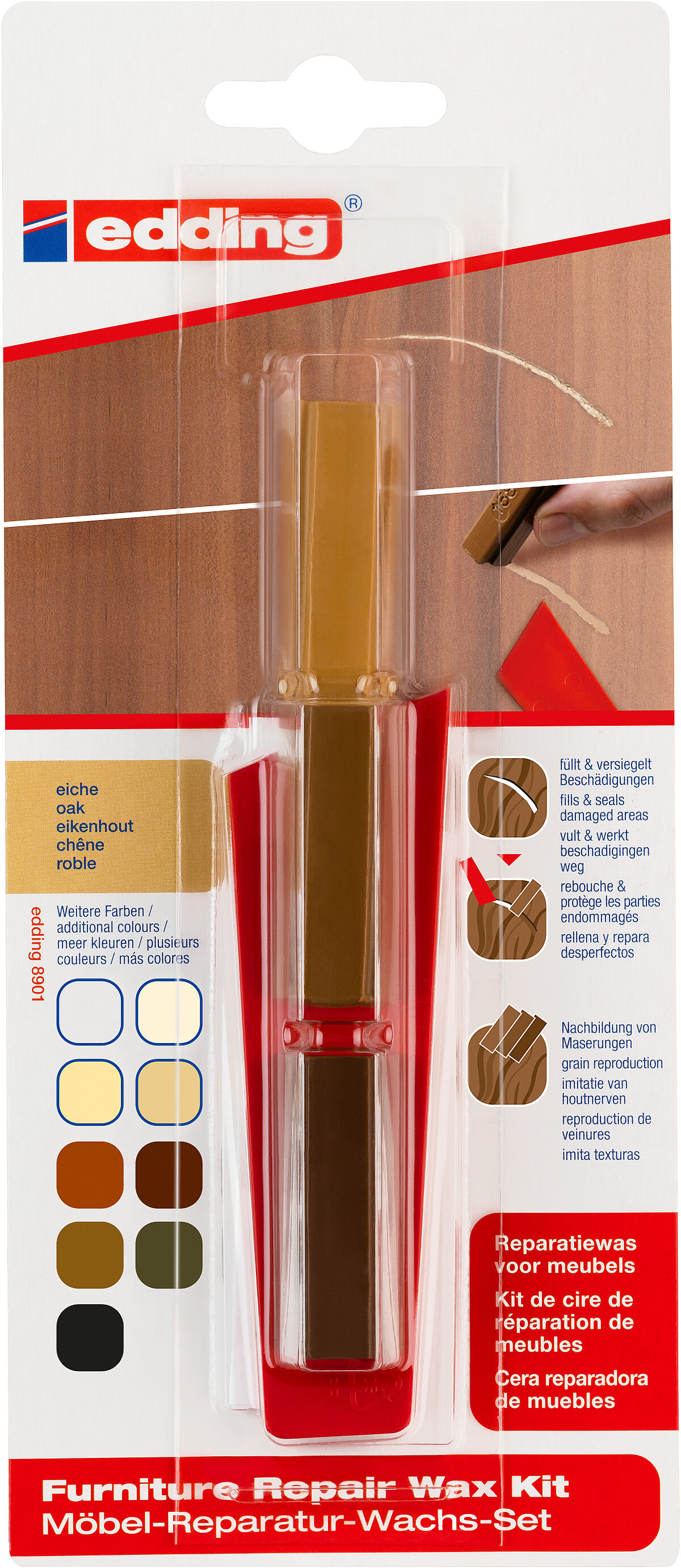 edding 8901 furniture repair wax kit