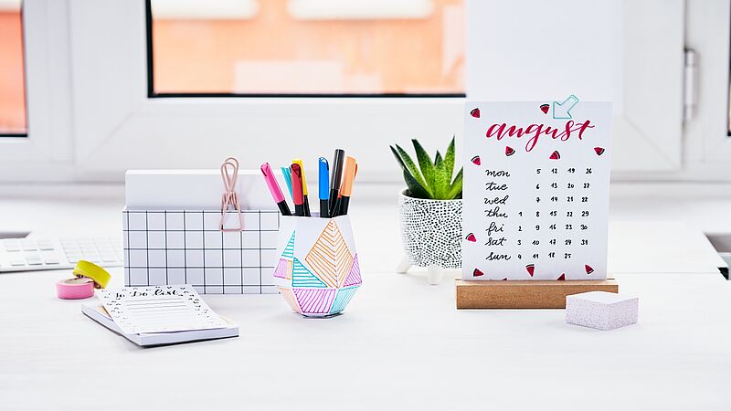School and desk